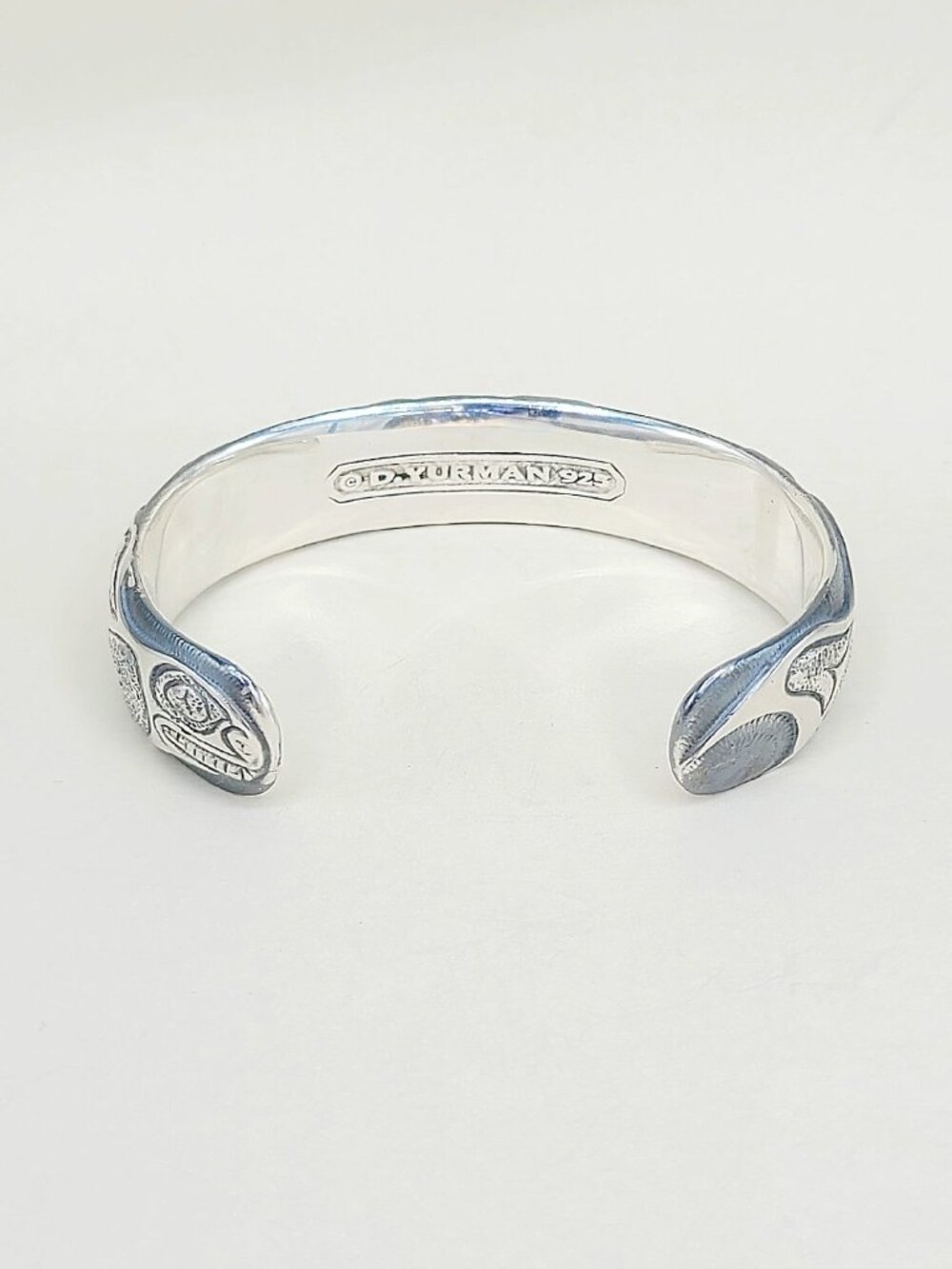 David Yurman Wide Northwest Cuff Bracelet in Sterling Silver - 17mm - 7" - Picture 11 of 13